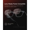 SURPAO AI Smart Glasses with Camera, 4K POV Recording, Transparent