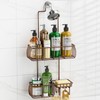 Epicano Shower Caddy Hanging, Anti-Swing Over Head Shower Caddy Rustproof