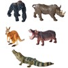 Simba Toys Wild Animals - Series 2-5-Piece Figurine Set (Crocodile,