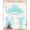 Lourny Acrylic Hair Clips for Women, 4.1 Inch Large Claw