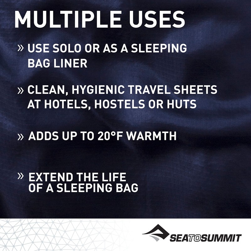 SEATO SUMMIT Unisex AREACTPL Saco sábana Reactor COMPACT Plus momia,