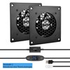 Euroharry 80 mm Digital Display Temperature Controlled Quiet