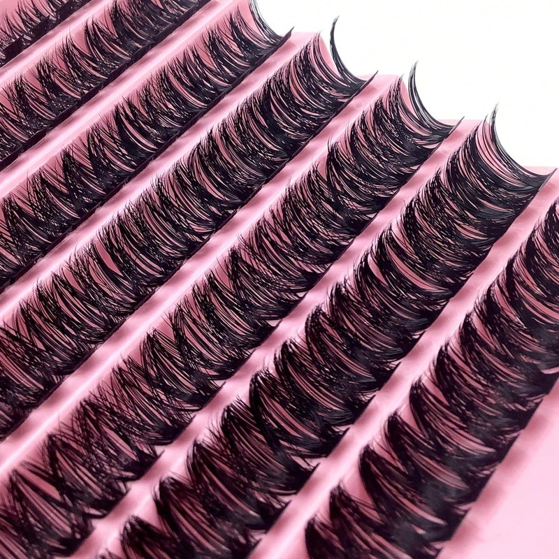 Segmental False Eyelash Set | 200pcs 30D/40D/60D/80D Natural Volume Lash