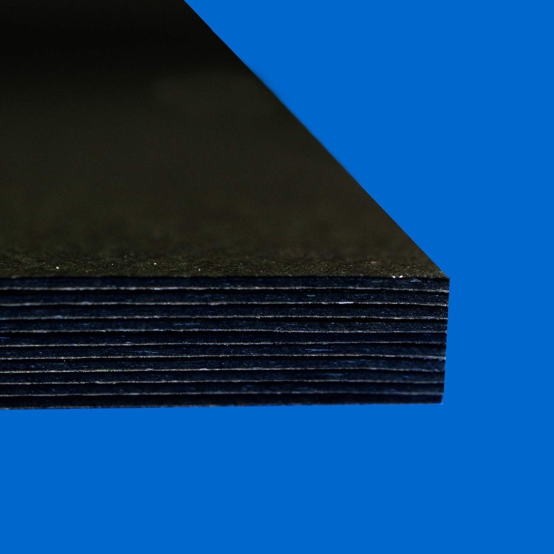 Black Cardboard No. 12 (Thickness Approx. 0.03 inches (0.78 mm);
