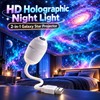 2 in 1 Galaxy Star Projector, Night Light for Ambient