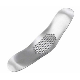 2 Pcs Garlic Rocker Crusher Mincer Press Dishwasher Safe, Stainless Steel Garlic Crusher Press