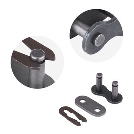 Motorcycle Chain Link, Carbon Steel 415 Chain Joint Link Motorcycle Chain Link 415 Drive Chain Master Link Motorbike Split Link Master Connecting Link for Motorcycle Dirt Bike other modification