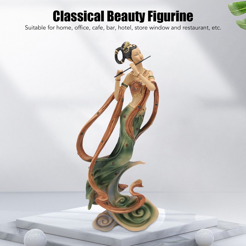 Resin Ancient Beauty Statue Chinese Style Classical Beautiful Women Figurine