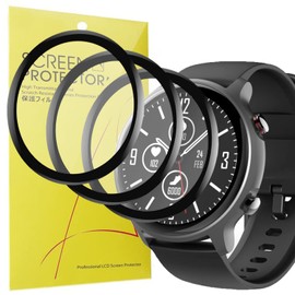 Blueshaweu Screen Protector Compatible with Hama Smartwatch 6910 1.28 Inch, HD Clear Flexible TPU Screen Protector [Pack of 3] for Hama Smartwatch 6910 (Black)