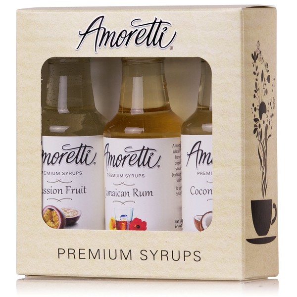 Amoretti Premium Syrups Tropical 3 Pack (50ml)