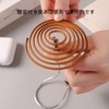 WBLDBB Mosquito Coil Holder Card Clip, Alligator Shape Metal Foldable,