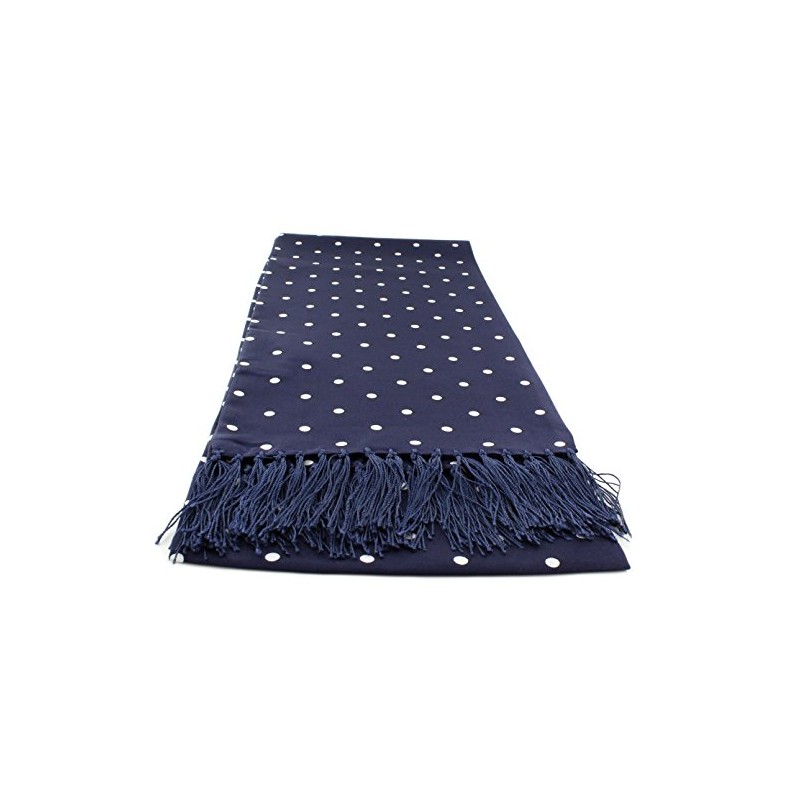 Michelsons of London Narrow Polka Dot Silk Scarves