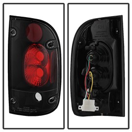 ACANII -For 1995-2000 Toyota Tacoma Pickup Truck Pre-runner Black Tail Lights Brake Lamps Left+Right 1996 1997 1998 1999