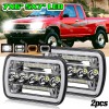 Unbranded 2Pcs 5x7" / 7x6" Led Headlights Hi-Lo Beam For