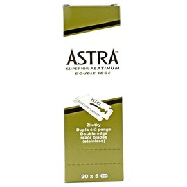 100 Lamette da Barba Astra Russe - Affilate e Resistenti