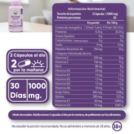 Biotina Complex Pasiguaro con Colágeno Hidrolizado, MSM y Vitaminas para Cabello, Piel y Uñas                                                         