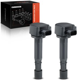 Paquete de bobinas de encendido de motor A-Premium compatibles con EL 2001-2005 MDX 2001-2009 Civic 2001-2005 Pilot 2003-2008 Vue 2004-2007 1.7L 3.5L 2-PC Set