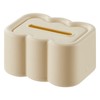 ANKROYU Wall Mounted Tissue Box Spring Press Type Plastic Stylish