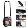 American Flag and Baseball Lunch Box for Kids Boys, Reusable