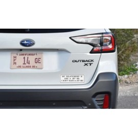 716vinyl funny bumper stickers for cars truck vinyl window decals USA Gender Trump 2024