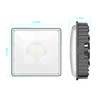 Deojoy LED Canopy Light Fixture,45W 5850lm HID/HPS Replacement, 9.5" x