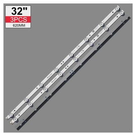 KAAVGVUHK 3pcs 32 Inch LED TV Backlight Strips 4708-K320WD-A4213K01 K32WD Fit for TCL LE32D8800 Screen K320WD8 TCL LE32D8800 LE32D59 L32C11 Light Belt