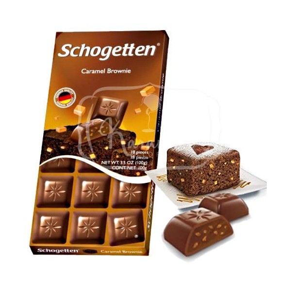 Schogetten Caramel Brownie (Pack of 3)