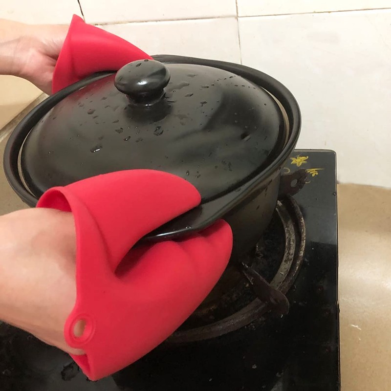 Silicone Oven Mitts, Lobster Claws Heat Resistant Pot Holders Oven