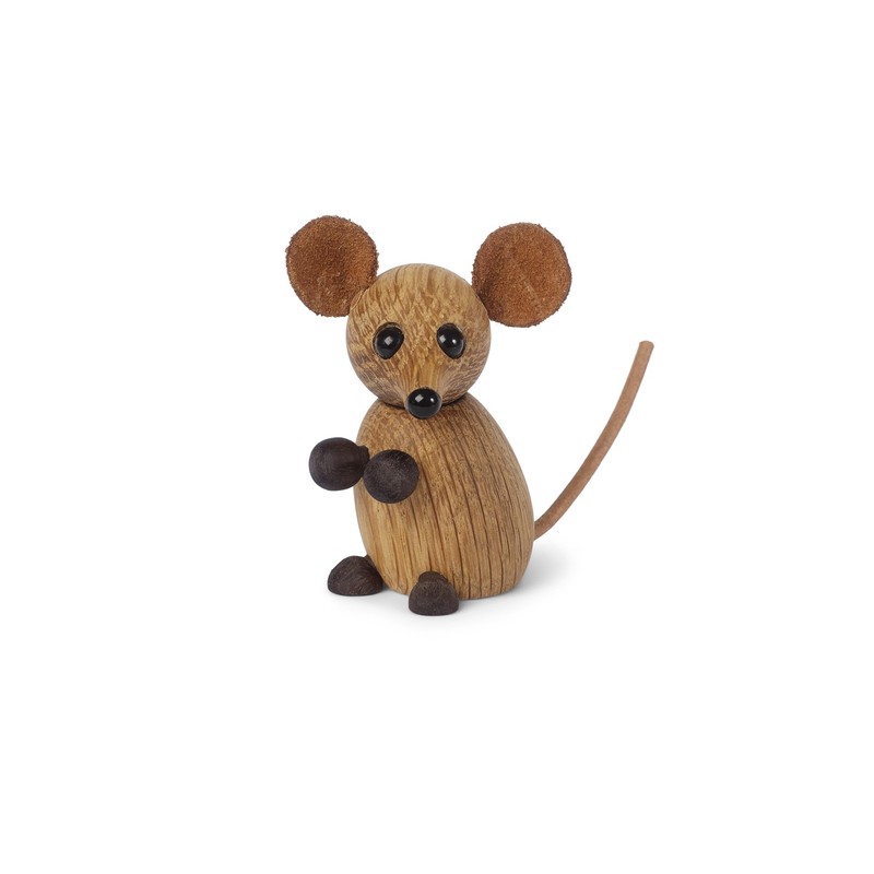 Spring Copenhagen The City Mouse Wooden Figurine - Magical Handmade