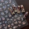 Hottracks Traditional mother-of-pearl sticker holographic nail art materials / 전통 자개 스티커 홀로그램 네일 아트 재료