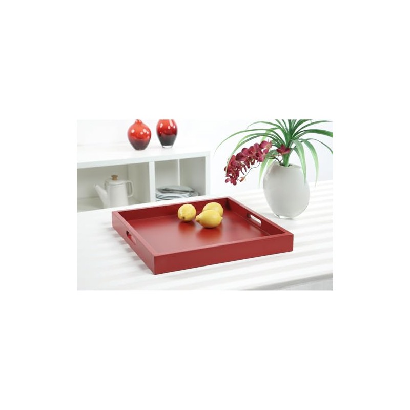 Maykoosh Mediterranean Mastery Tray, Urban Serving Tray with Cut Out
