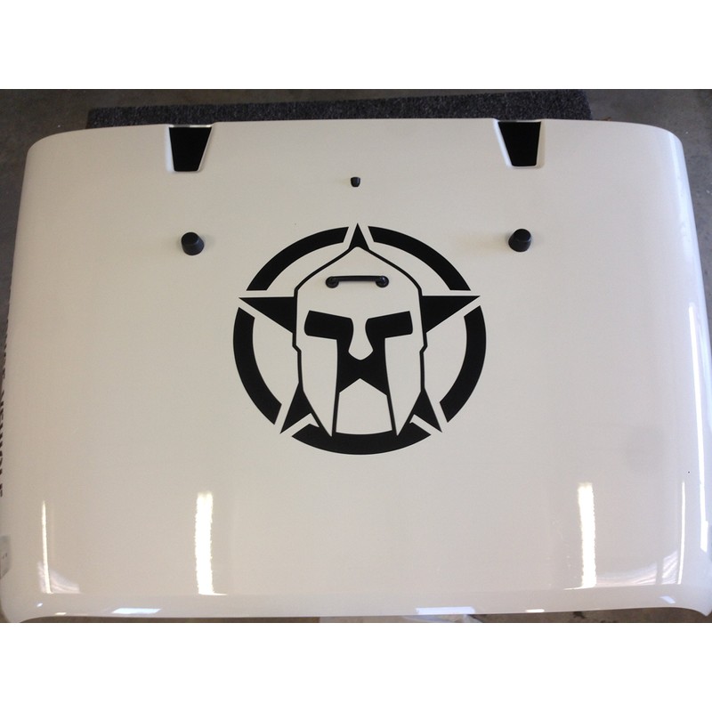 Spartan Star Oscar Mike Decal 18" Universal fit All Vehicles
