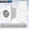 Dryer Lint Trap, Indoor Dryer Vent Kit, Metal Lint Catcher