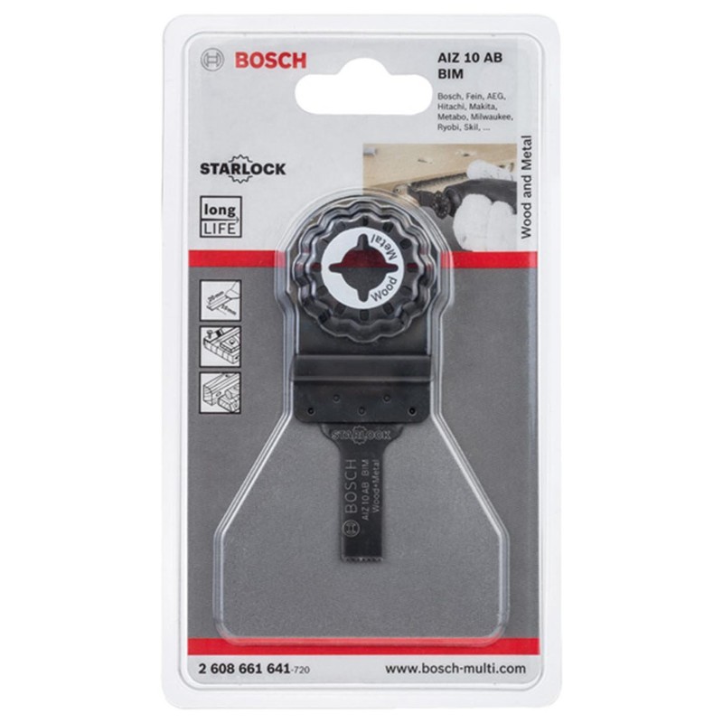 Bosch AIZ10ABN Blade for Cutting and Sewing Multi-Tool 0.4 inches