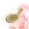 Healeved Wooden Shower Brush Natural Boar Bristle Body Scrubber for