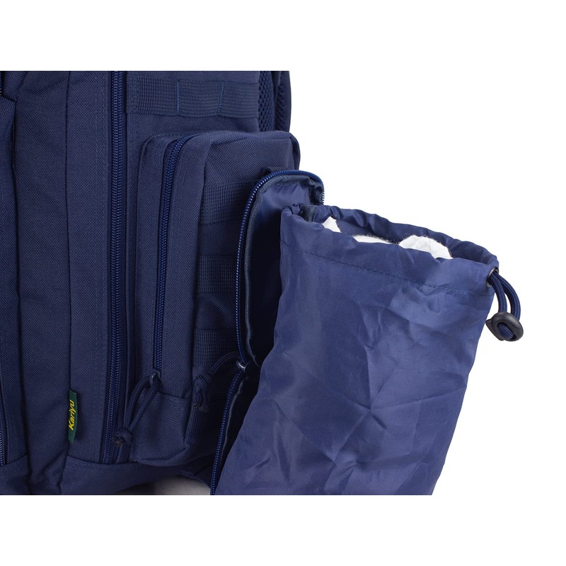 Kariyu Nappy Bin Bag Foldable Nappy Dump Pouch - Blue