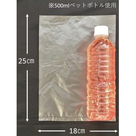 Japax H-01 Storage Bags, Translucent, Width 7.1 x Height 9.8 inches (18 x 25 cm), Thickness 0.004 inches (0.010 mm), 150 Sheets, For Food Storage and Organizing Small Items