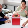 NUOBESTY 20CM Lottery Lucky Box Square Raffle Ball Game Box