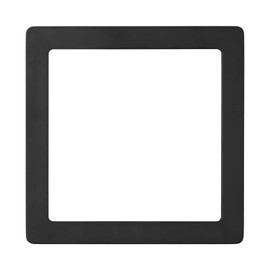 EGLO 203778 Trago Square LED Recessed Ceiling Light Magnetic Trim for 203679A, 12-Inch, Matte Black