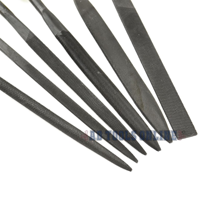 6pc Bearing Steel Warding File Set Engineering Precision Needle Hobby