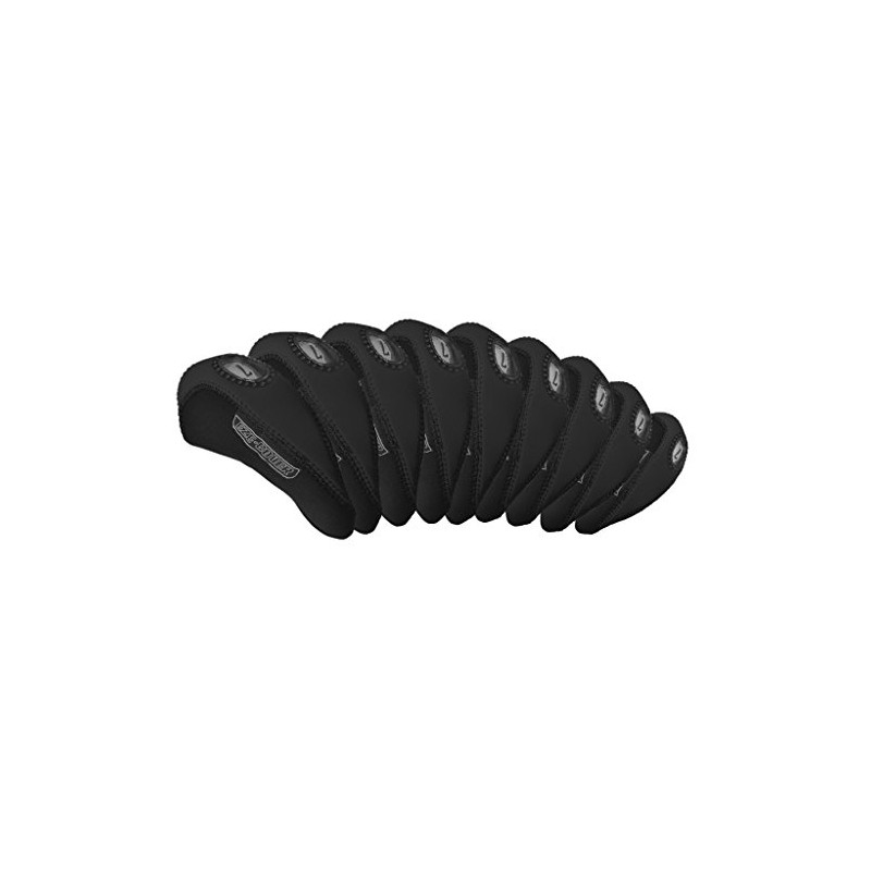 Longridge EZE Golf-Eisenhüllen (10er-Pack) – Schwarz
