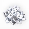 Yuhtech 80 Pcs 4 Size Stainless Steel U Clips M4