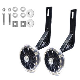 Mutetrain Flash Bike Training Wheels for 16 Inch. Training Wheels for Kids Bike is Heavy Duty. Bicycle Training Wheels is Suitable Single Speed Kids Bike (16 inch)