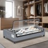 Caja Almacenamiento Con Ruedas De 2 Piezas Debajo De La Cama Color Gris