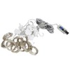 3x3 m Copper USB Wire Curtain Light String for Home