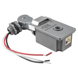 HQRP Photocell Thermal Type Light Sensor Stem and Swivel Mount Dusk to Dawn Hardwired Switch Photoelectric Control for Barn Lights Outdoor, Back Yard Lightening, Outdoor Lighting, etc.