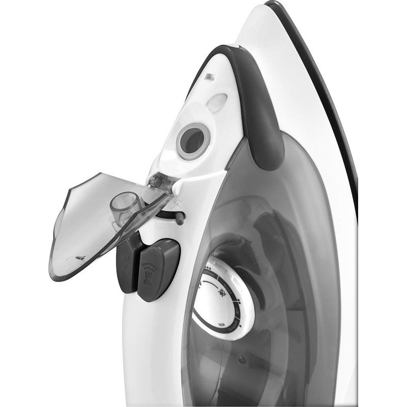 Insignia 10" Steam Burst Electric Iron - Black/White