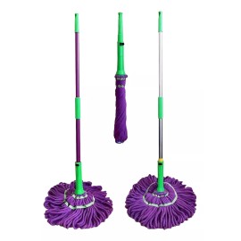Magicmop 2 Pza Trapeador Mágico Magic Mop Autoexprimible Inoidable Color Aleatorio