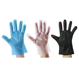 CarePrime TPE Disposable Gloves | Powder-Free | Latex-Free | Non-Sterile | Pack of 200 (Medium, White)