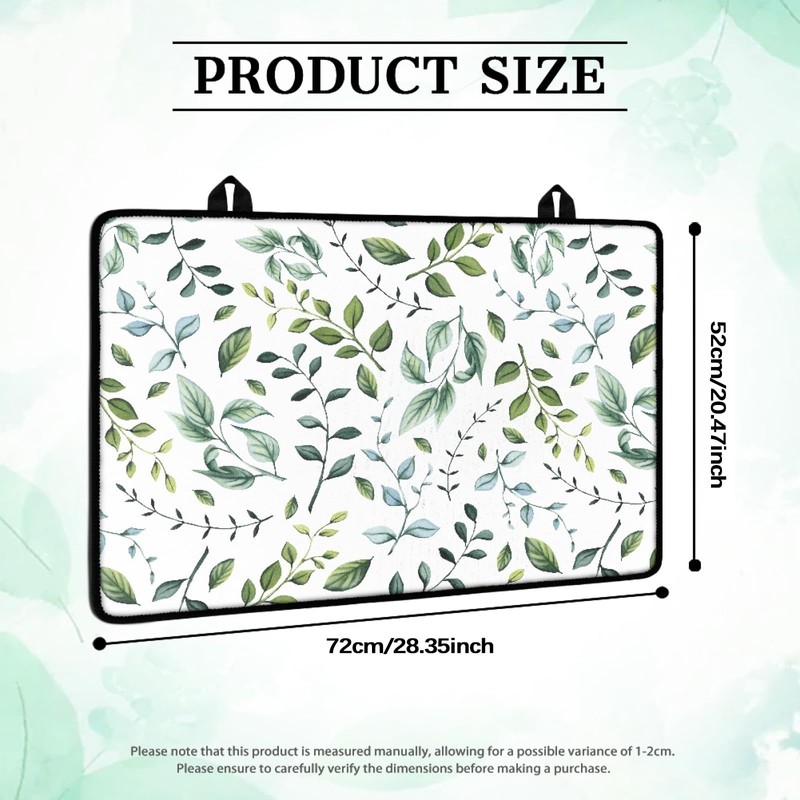 CONITALE Green Leaves Branches Stove Top Cover for Electric Stoves